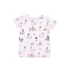 Angel Dear Fancy Hounds with Bows - Short Sleeve Loungewear Set - 