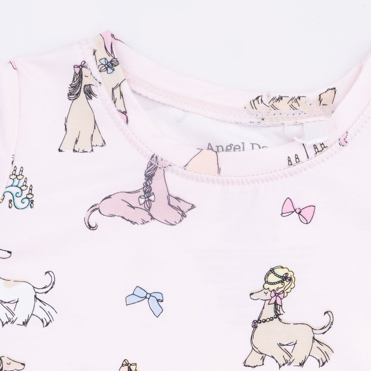 Angel Dear Fancy Hounds with Bows - Short Sleeve Loungewear SetEveretts Place