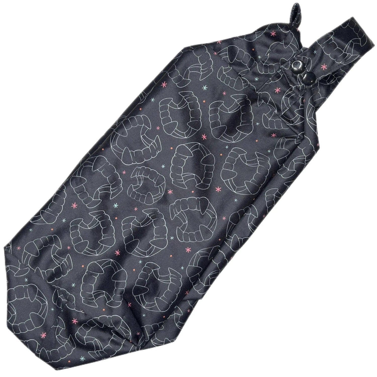 Texas Tushies Fangs Pod Water Resistant Double Lined Diaper Storage Bag - 