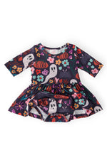 Mila & Rose ® Fangtastic Twirl Halloween Bodysuit for Baby Girls - 