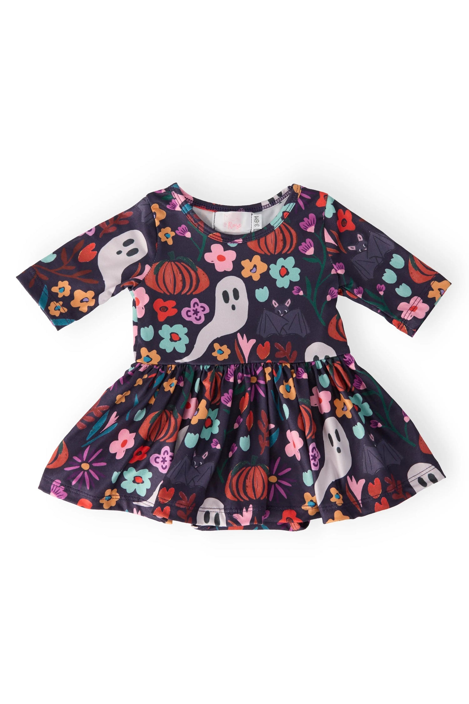 Mila & Rose ® Fangtastic Twirl Halloween Bodysuit for Baby Girls - 