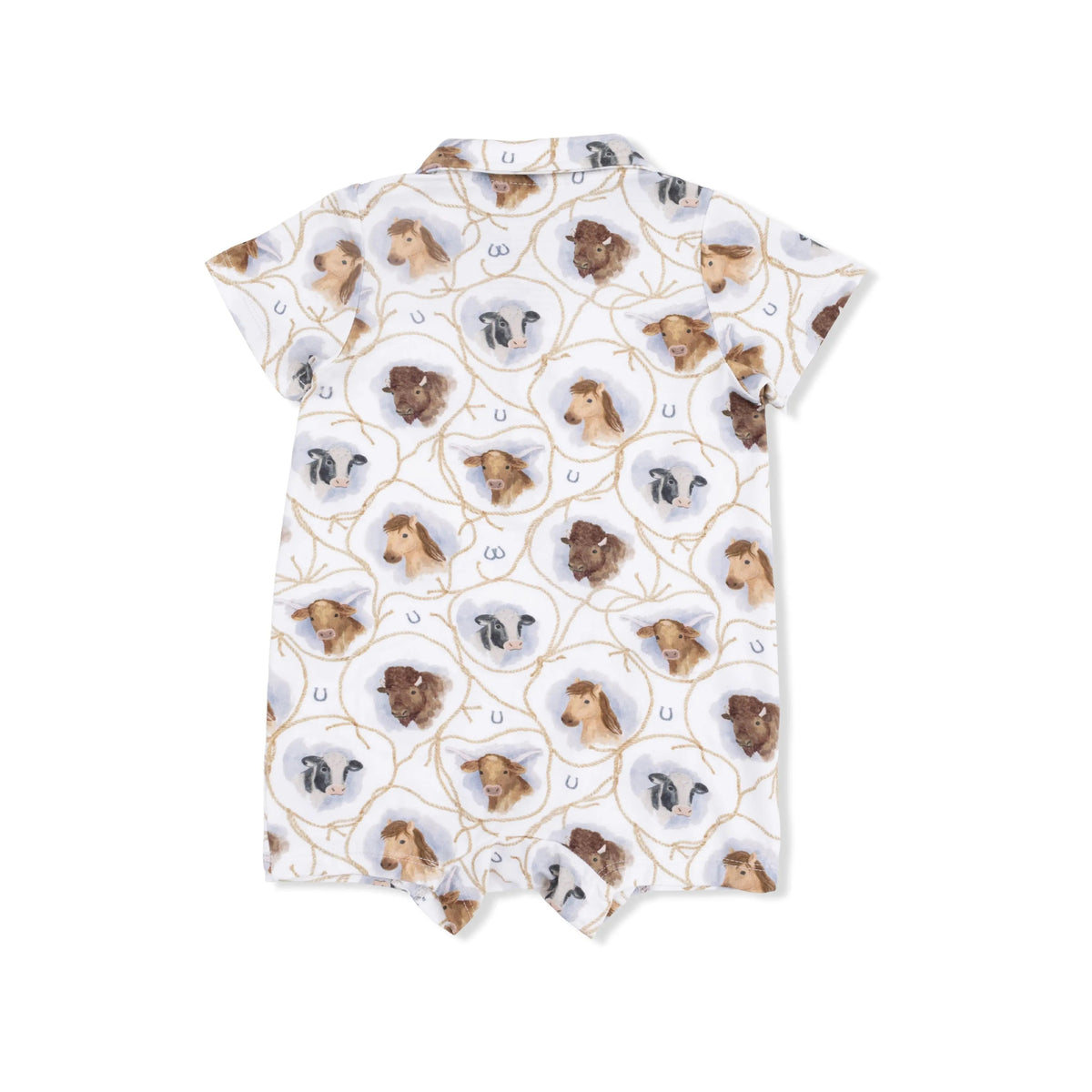 Angel Dear Farm Animals Rope Cameos Uni - Polo Shortie - 