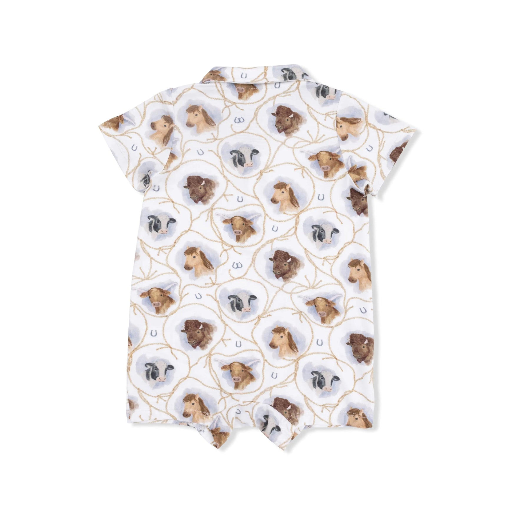 Angel Dear Farm Animals Rope Cameos Uni - Polo Shortie - 