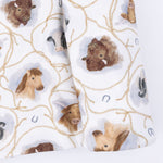 Angel Dear Farm Animals Rope Cameos Uni - Swaddle BlanketEveretts Place