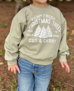 Little Joy Co. Farm Fresh Christmas Trees Crewneck Sweatshirt - 