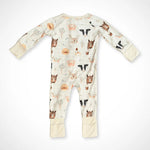 Kolorful Farm Friends Pajamas Gender Neutral One - Piece Sleeper - Bamboo Baby - Everetts Place Boutique - 