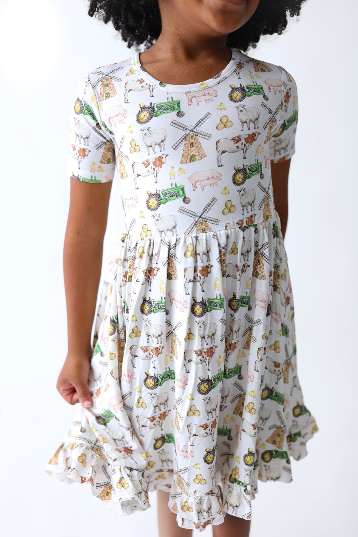 DREAM BIG LITTLE CO FARM LOVIN' DREAM RUFFLE DRESSEveretts Place