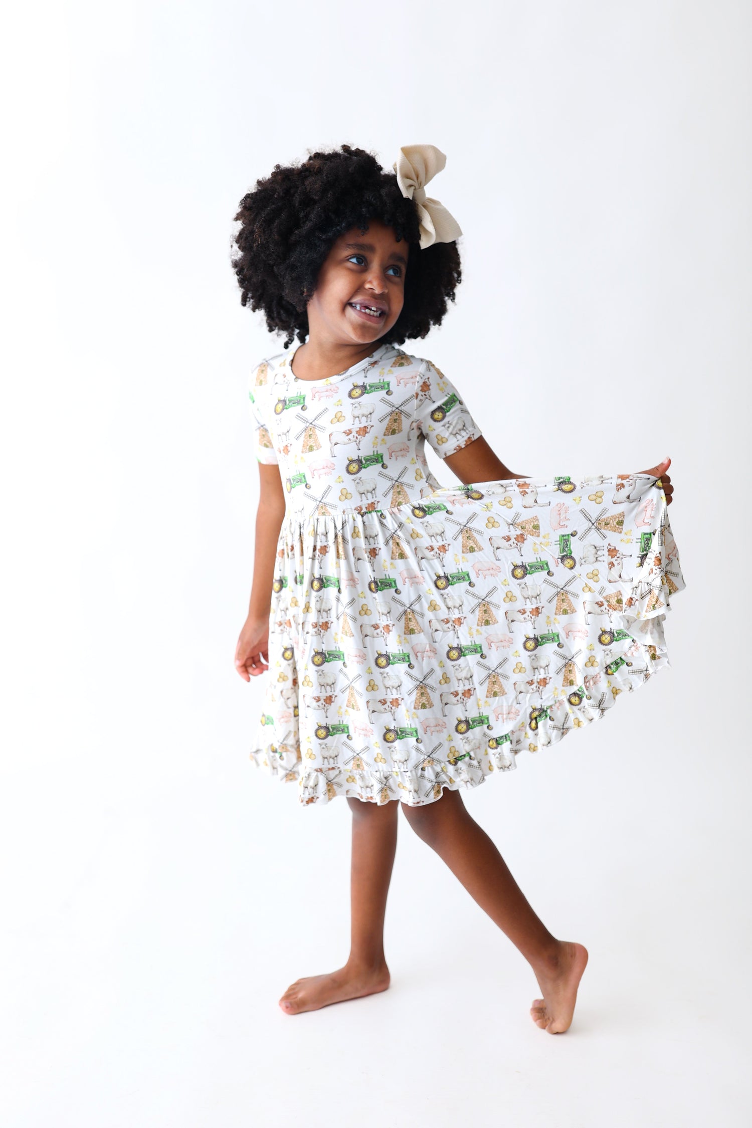 DREAM BIG LITTLE CO FARM LOVIN' DREAM RUFFLE DRESSEveretts Place