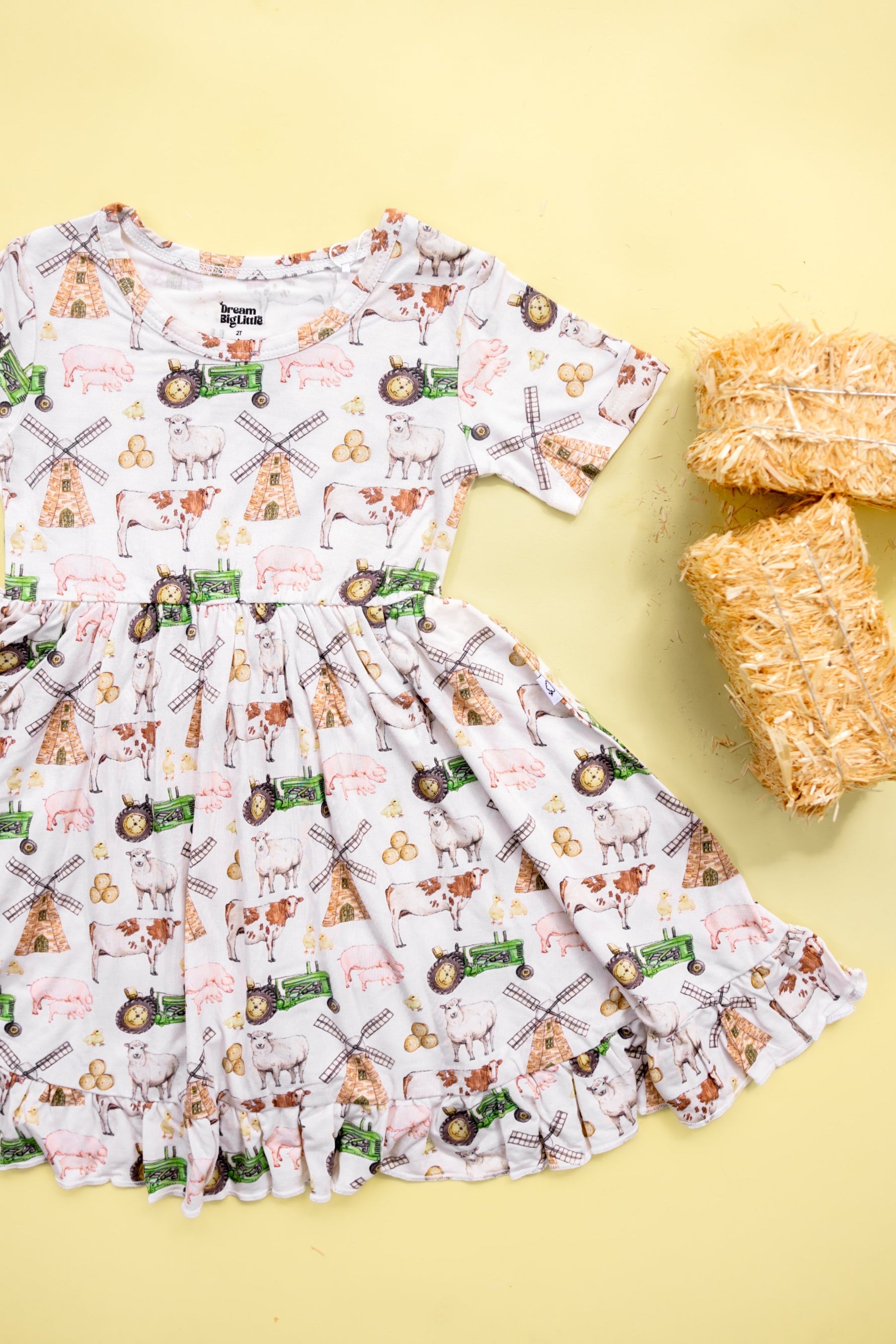 DREAM BIG LITTLE CO FARM LOVIN' DREAM RUFFLE DRESSEveretts Place
