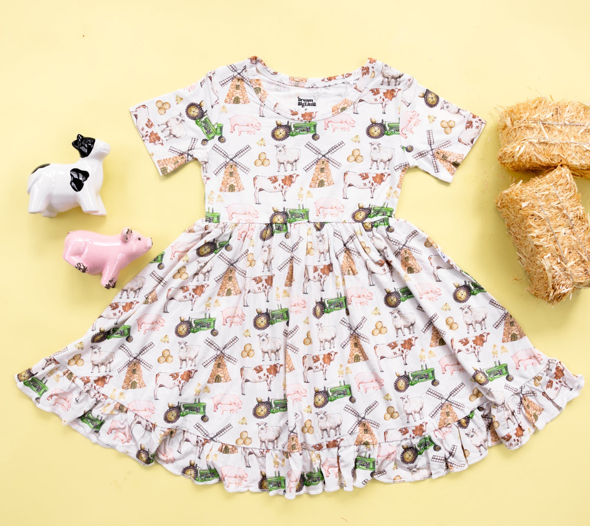 DREAM BIG LITTLE CO FARM LOVIN' DREAM RUFFLE DRESSEveretts Place