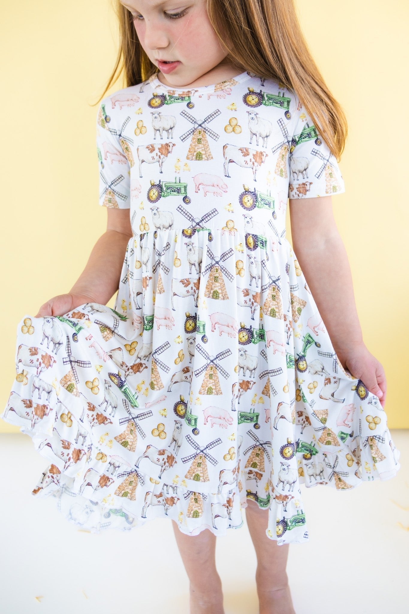 DREAM BIG LITTLE CO FARM LOVIN' DREAM RUFFLE DRESSEveretts Place