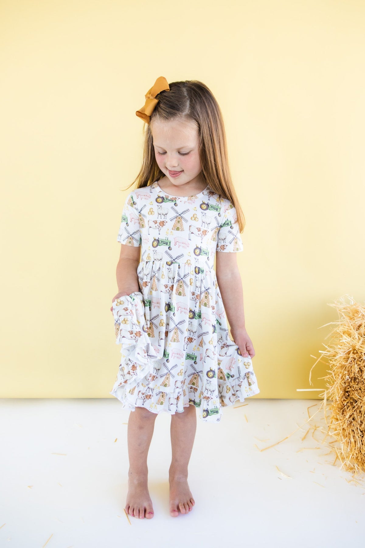 DREAM BIG LITTLE CO FARM LOVIN' DREAM RUFFLE DRESSEveretts Place