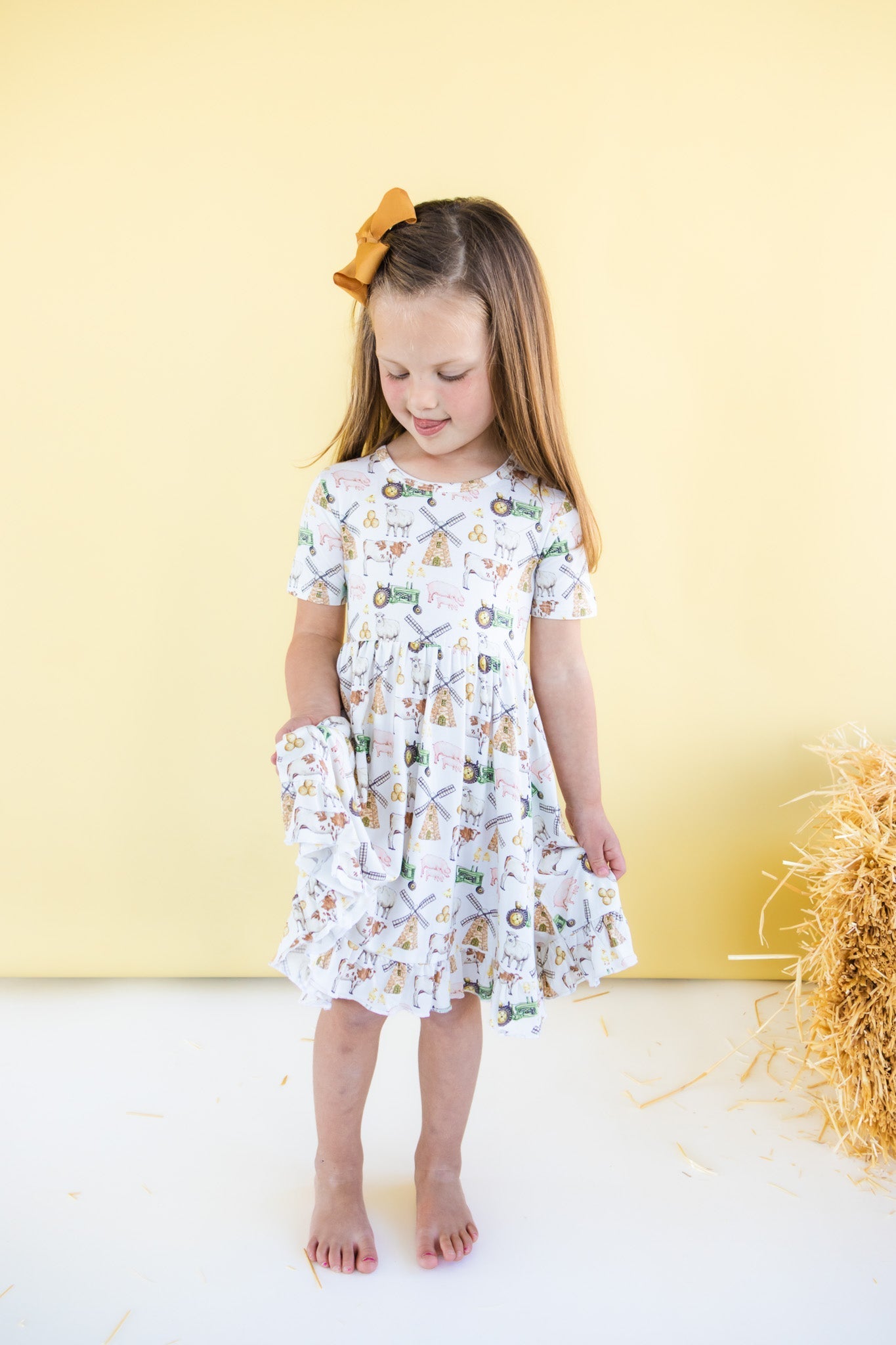 DREAM BIG LITTLE CO FARM LOVIN' DREAM RUFFLE DRESSEveretts Place