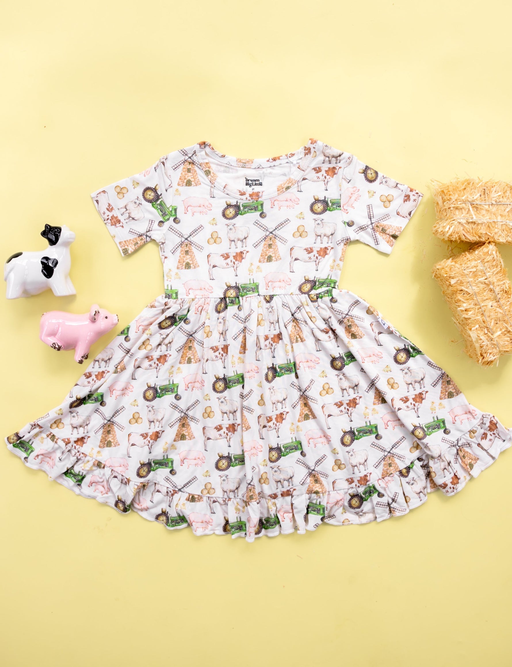 DREAM BIG LITTLE CO FARM LOVIN' DREAM RUFFLE DRESSEveretts Place