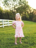 Rylee Faith Designs Farm Spring Chicken Print Girls Ruffle DressEveretts Place