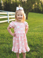 Rylee Faith Designs Farm Spring Chicken Print Girls Ruffle DressEveretts Place