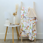 Minky Baby Blanket Farm Animals by Honey Lemonade at Everetts Place