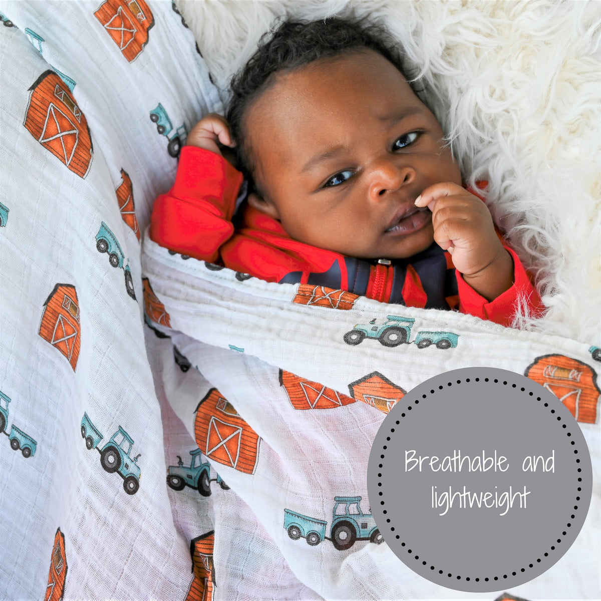 How We Roll Swaddle Blanket by LollyBanks