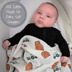 How We Roll Swaddle Blanket by LollyBanks