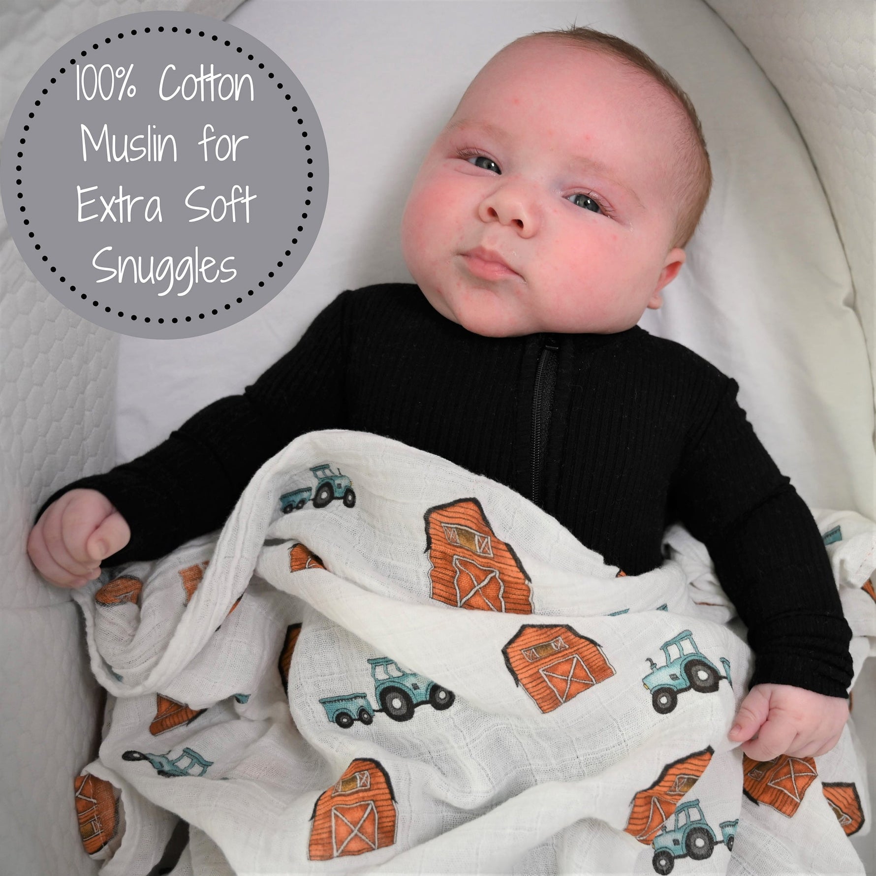 How We Roll Swaddle Blanket by LollyBanks