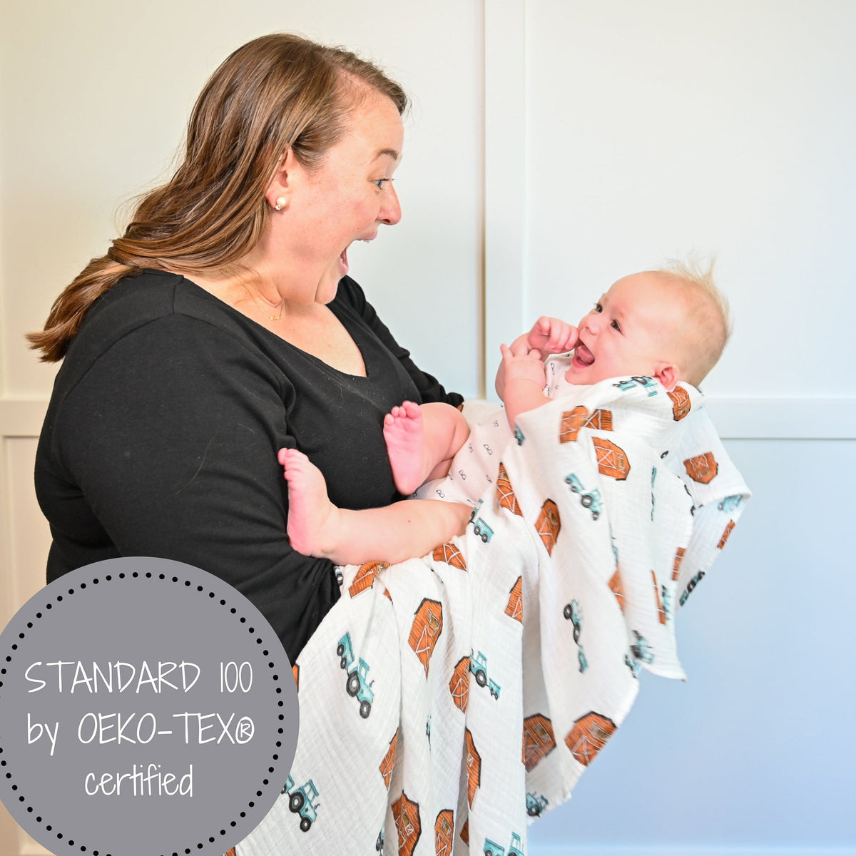 How We Roll Swaddle Blanket by LollyBanks
