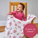 Oink Oink Swaddle Blanket by LollyBanks