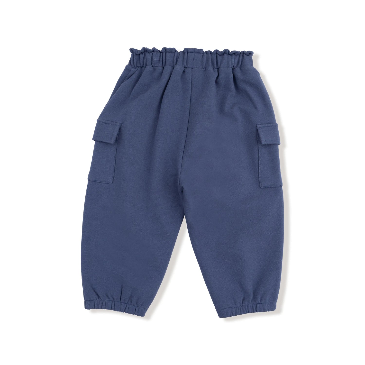 Angel Dear Fashion Cargo Pants for Kids in Soft French Terry with Pockets and Relaxed Fit - 