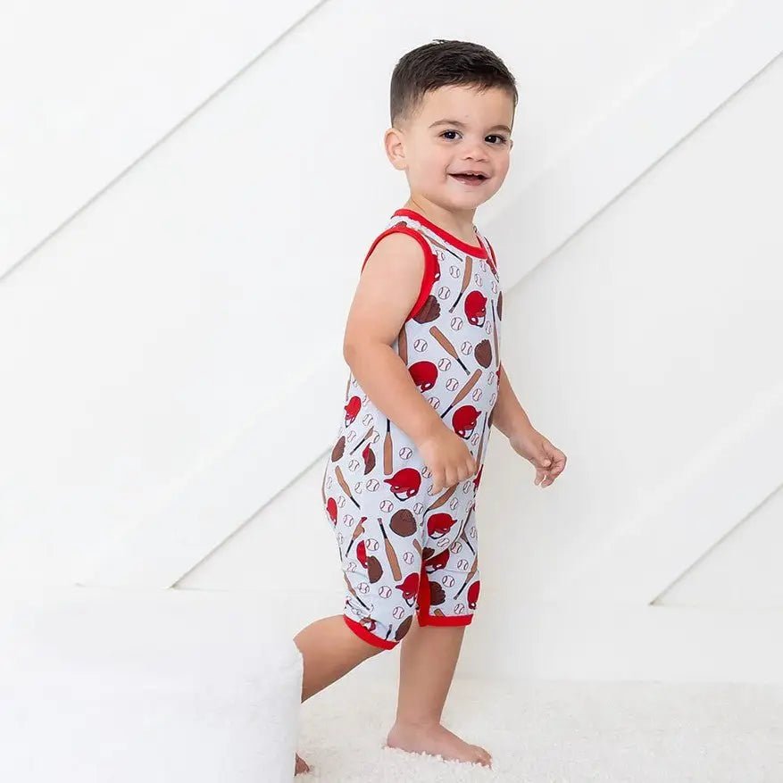 Fastball Shortall - Baby & Toddler Clothing, White, Sleeveless shirt, Child, One-piece garment | Everetts Place