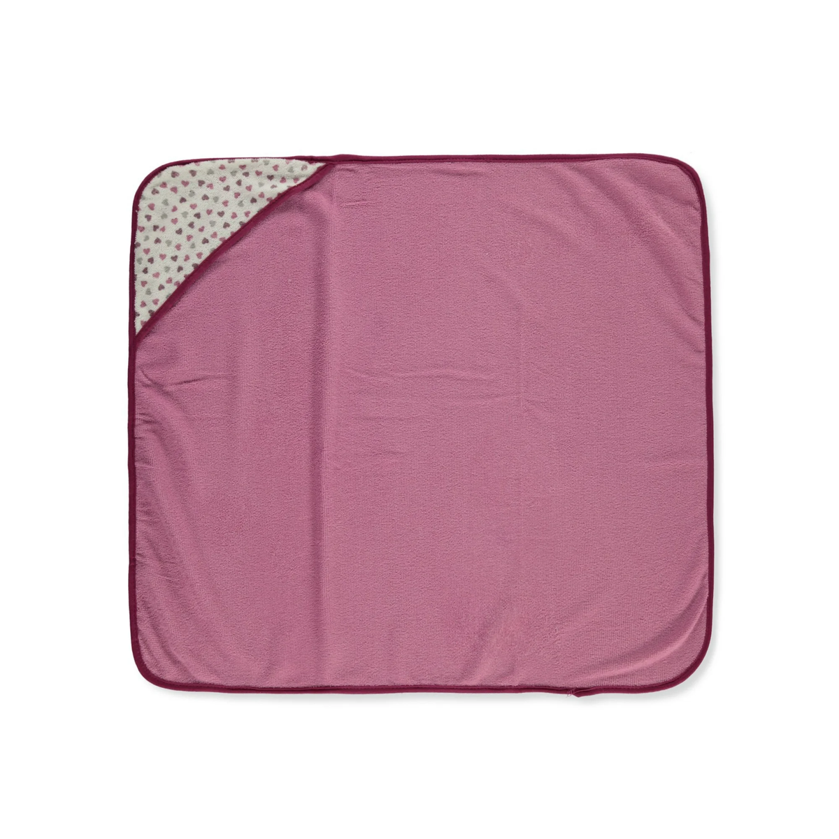 Crover newborn girl hooded towels set, "I Love Mommy" print.