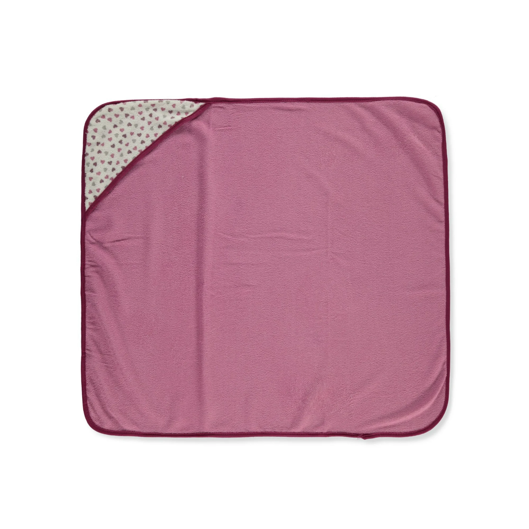 Crover newborn girl hooded towels set, "I Love Mommy" print.