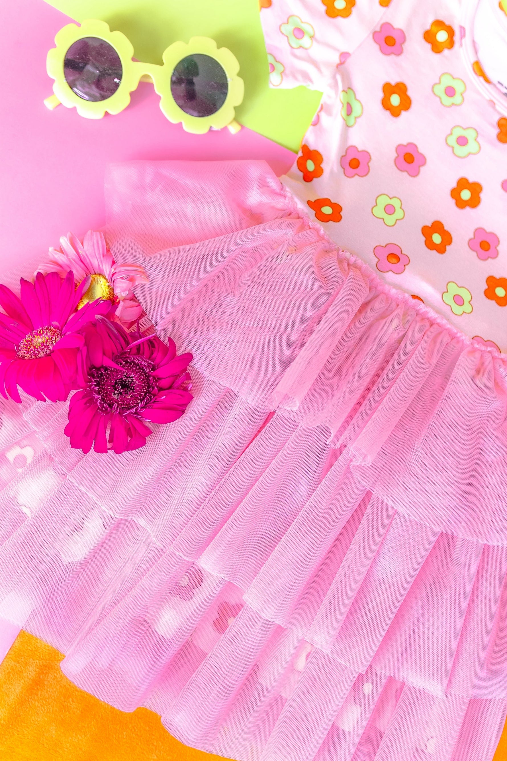 DREAM BIG LITTLE CO FEELIN' FLOWERFUL DREAM TUTU DRESSEveretts Place