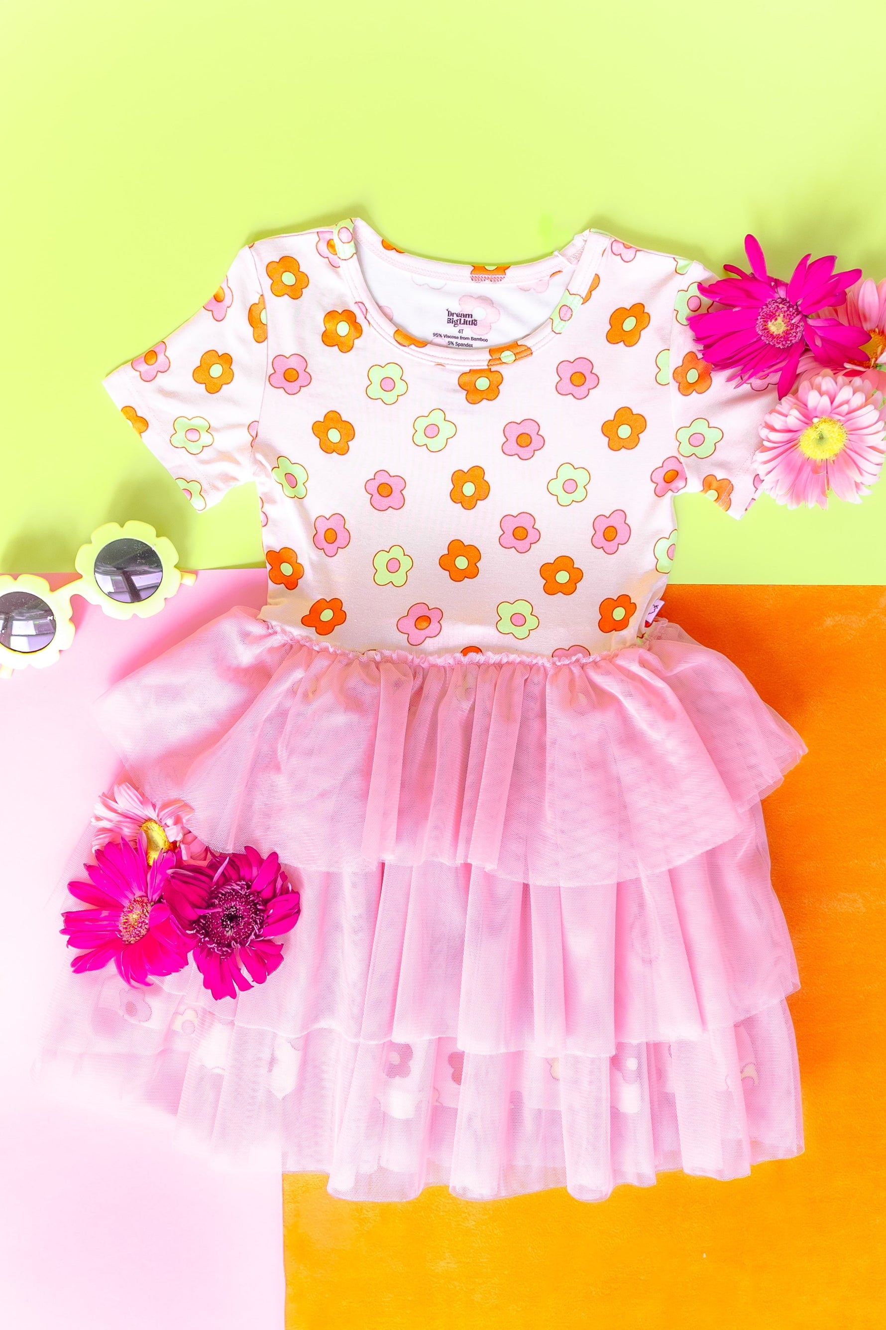 DREAM BIG LITTLE CO FEELIN' FLOWERFUL DREAM TUTU DRESSEveretts Place