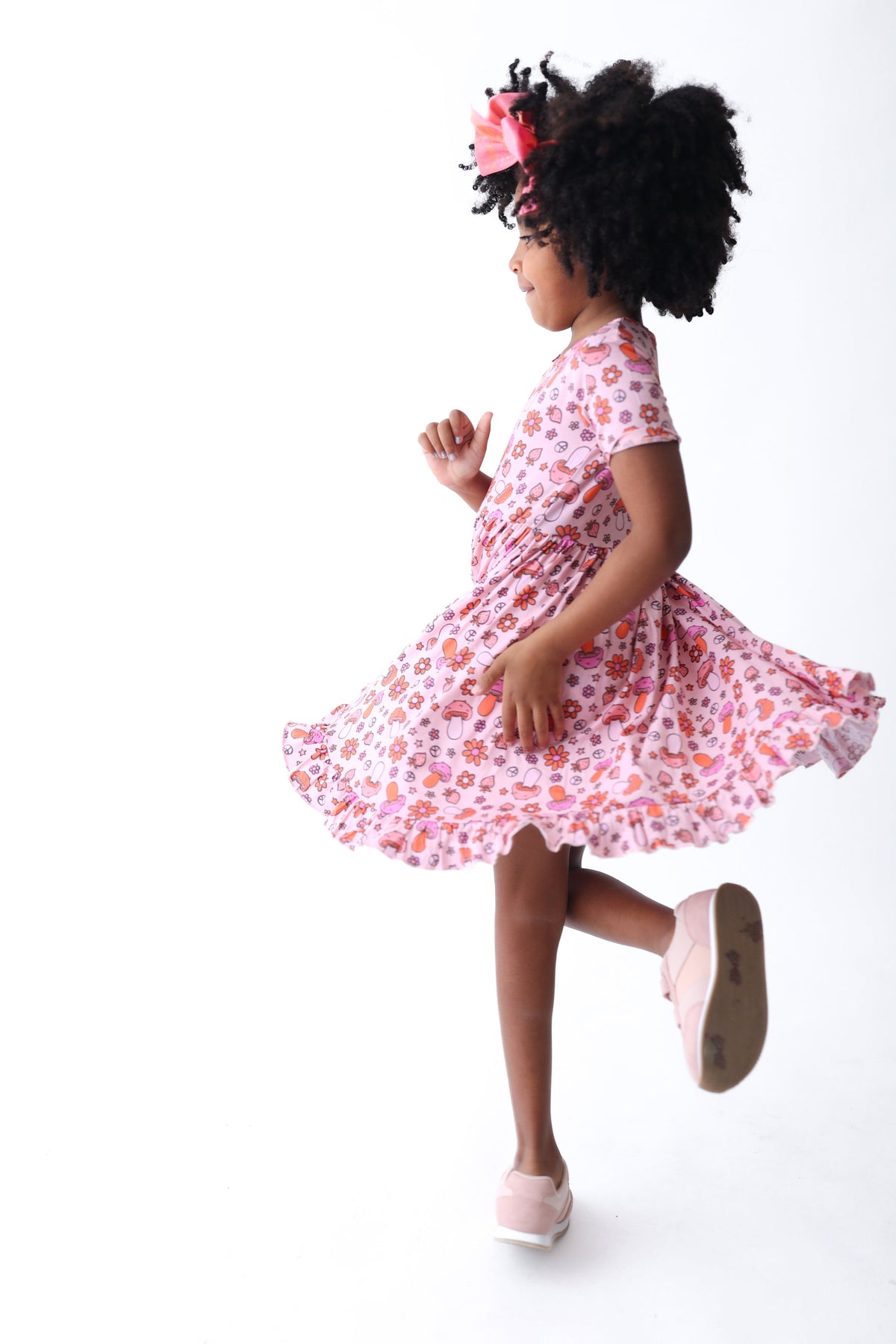 DREAM BIG LITTLE CO FEELIN' MUSHY DREAM RUFFLE DRESSEveretts Place