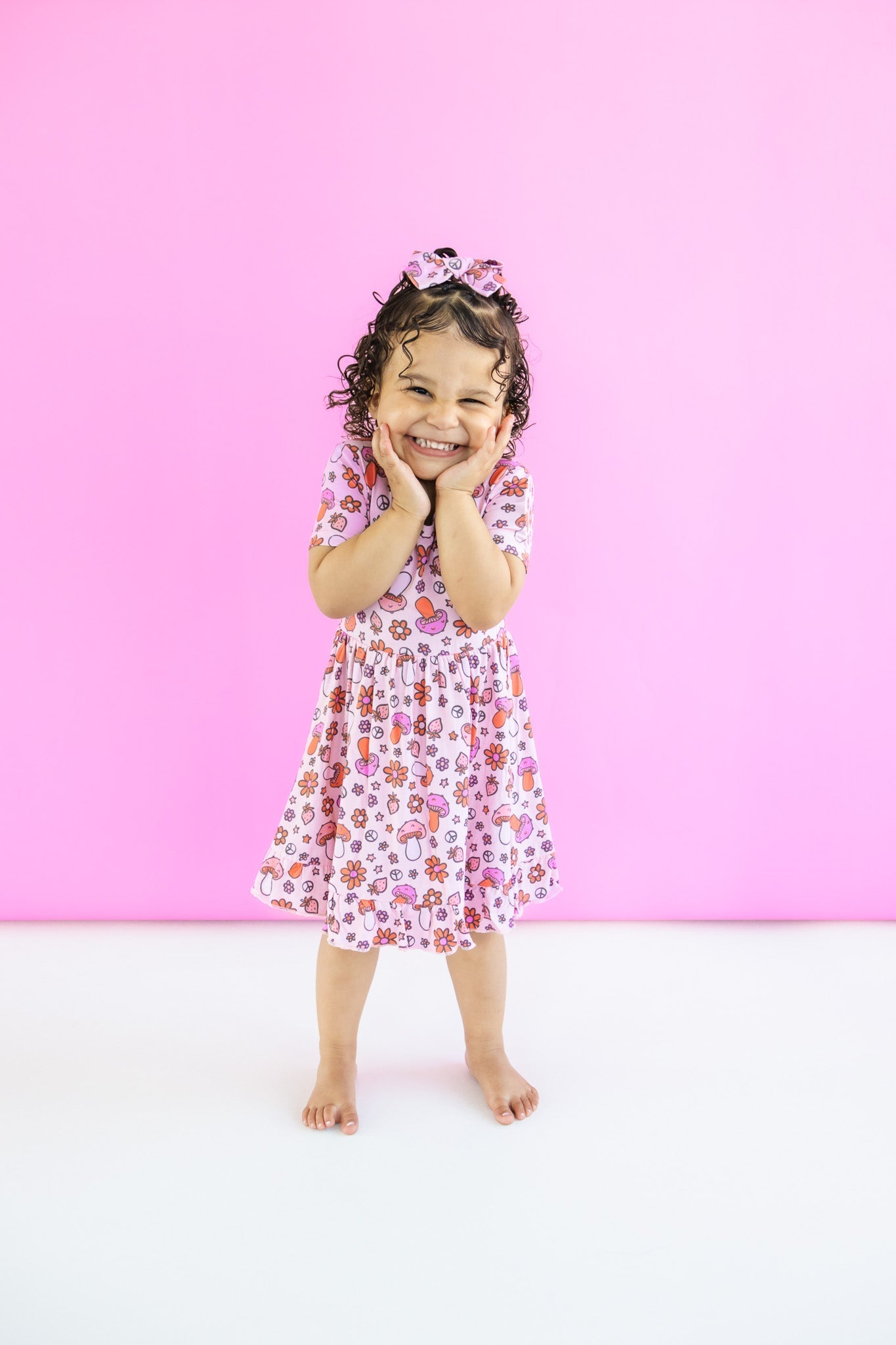 DREAM BIG LITTLE CO FEELIN' MUSHY DREAM RUFFLE DRESSEveretts Place