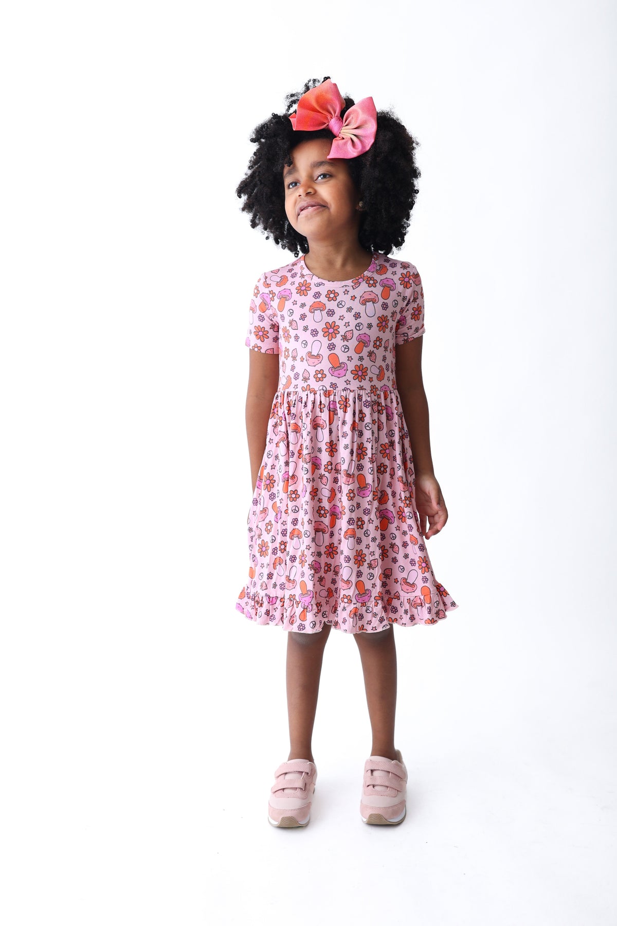 DREAM BIG LITTLE CO FEELIN' MUSHY DREAM RUFFLE DRESSEveretts Place
