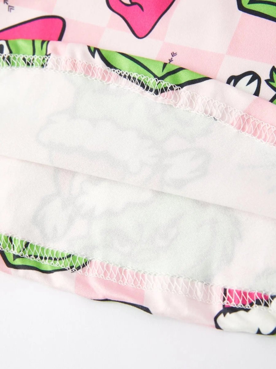 Rylee Faith Designs Festive Christmas Character Print Girls Dress Holiday Style - Everetts Place Boutique - 