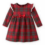 Christmas Bamboo Holiday Dress – Classic Red Plaid Charm by Tesa Babe