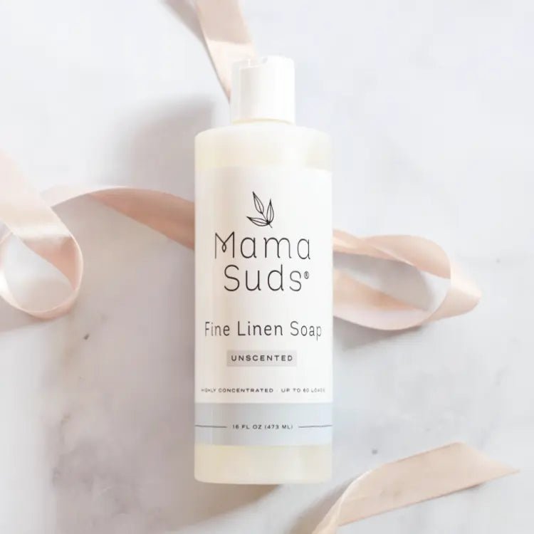 MamaSuds Fine Linen Soap with Gentle Cleaning Formula for Delicate Fabrics - 