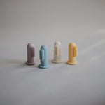 Mushie Finger Toothbrush for Babies BPA Free and Chemical Free Food Grade Silicone - Everetts Place Boutique - 