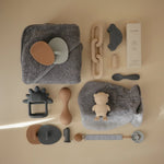 Mushie Finger Toothbrush for Babies BPA Free and Chemical Free Food Grade Silicone - 