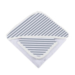 Newcastle Classics Finley Stripe Bamboo Hooded Towel and Washcloth Set for Babies and Toddlers - Baby & Toddler > Baby Bathing Bamboo Hooded Towel & Washcloth Set