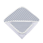 Newcastle Classics Finley Stripe Bamboo Hooded Towel and Washcloth Set - 