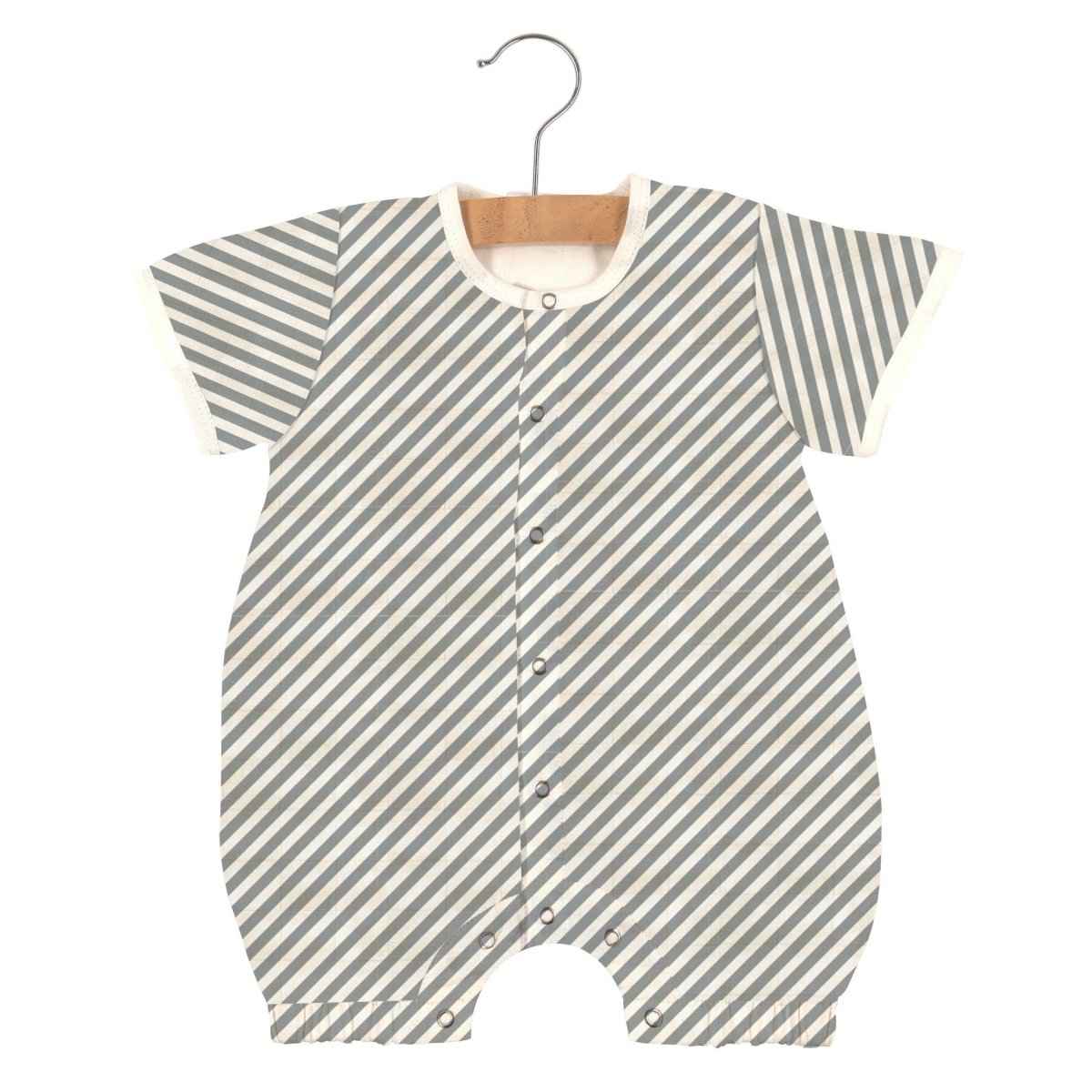 Finley Stripe Bamboo Newcastle Mini Romper - Collar, Baby & Toddler Clothing, One-piece garment, Button, Fashion design | Everetts Place