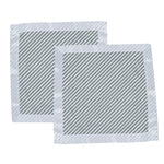 Newcastle Classics Finley Stripe Bamboo Muslin Security Blanket for Babies and Toddlers - 