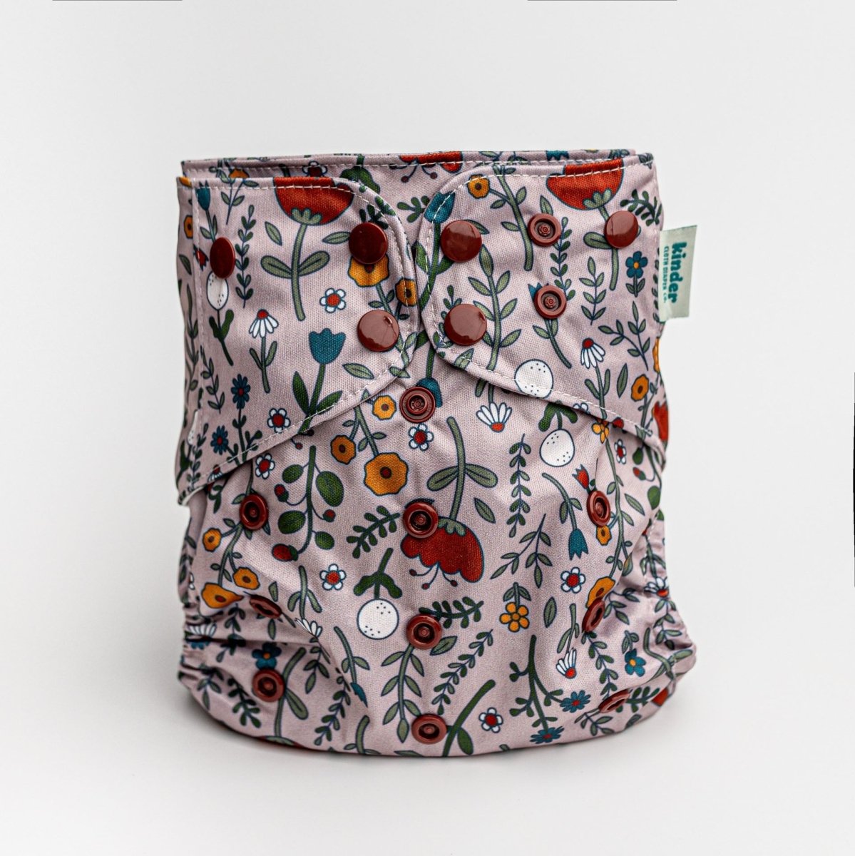 Floral: Essentials Pocket Cloth Diaper with Athletic Wicking Jersey, Grows with your Baby - Everetts Place Boutique -