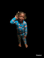 Dragonfly Dreams Bamboo Fire Patrol 2 Piece Pajama Set