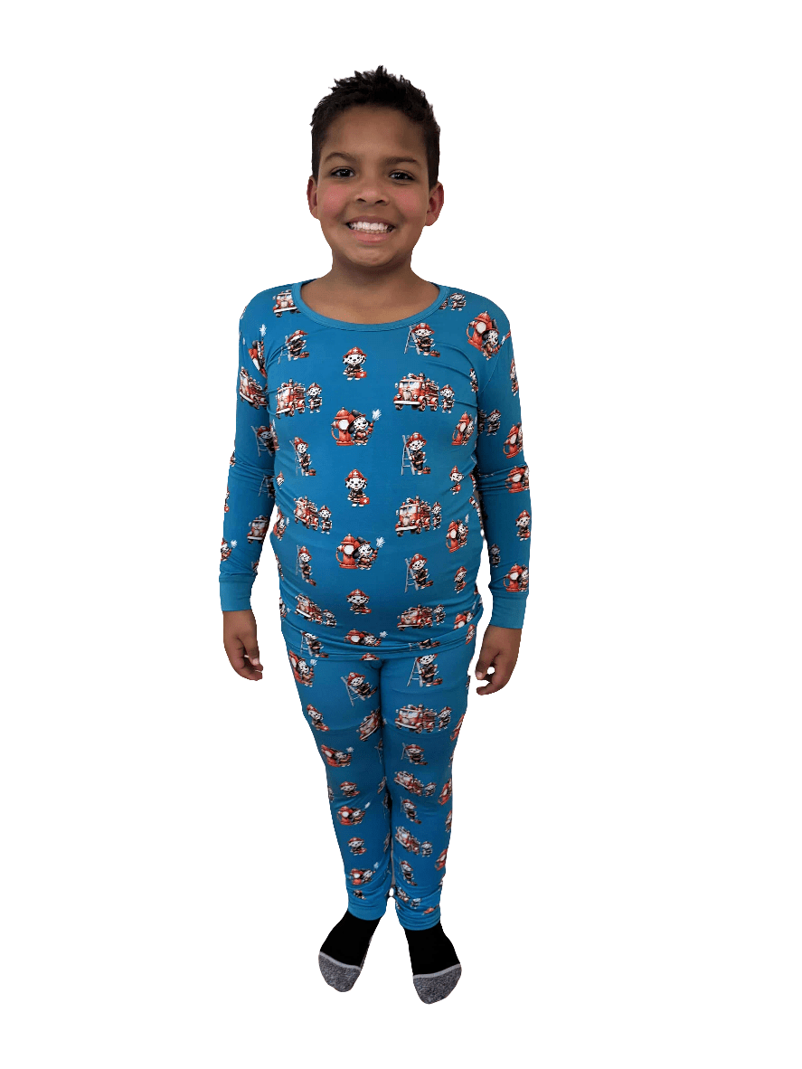 Dragonfly Dreams Bamboo Fire Patrol 2 Piece Pajama Set