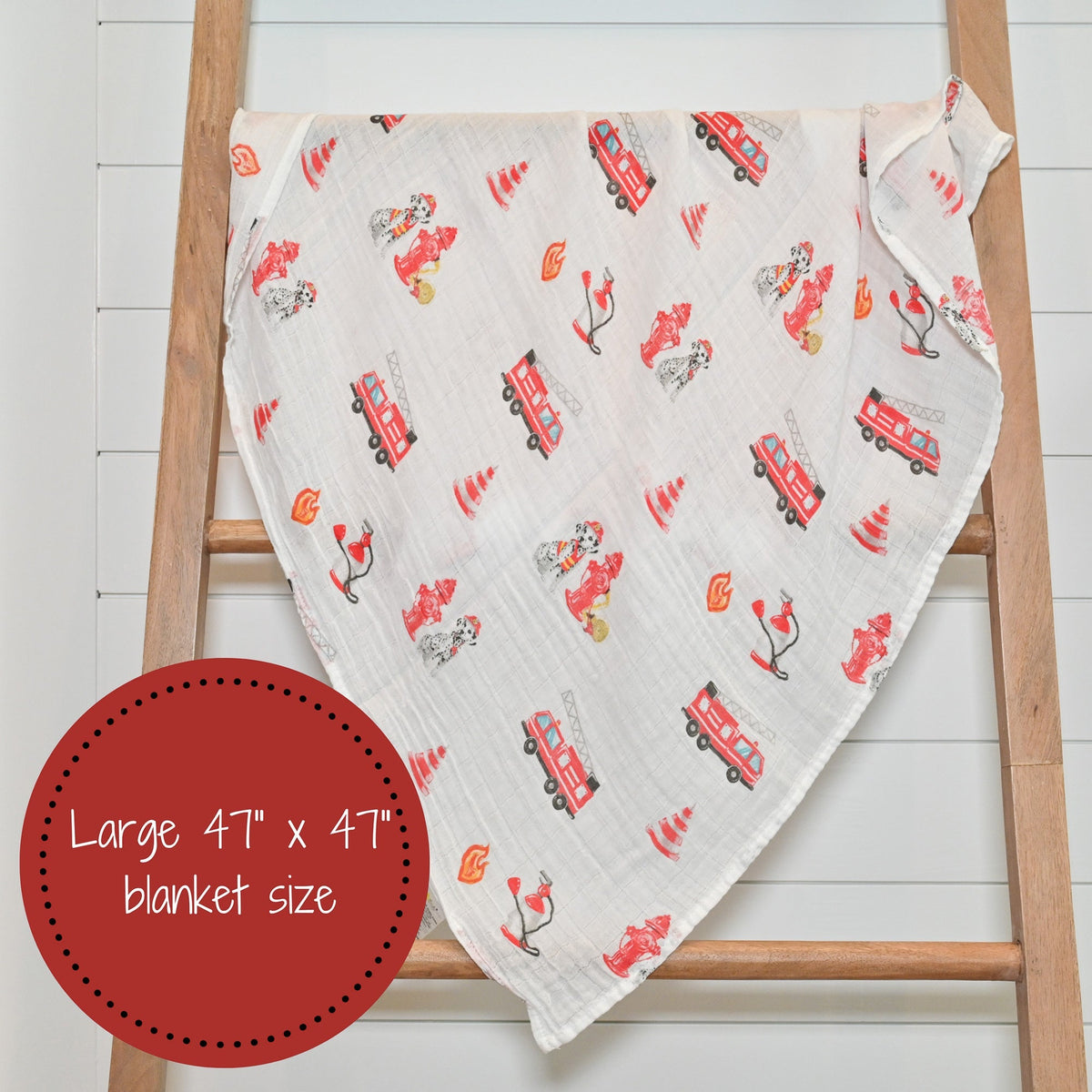 LollyBanks Firehouse Fido Swaddle BlanketEveretts Place