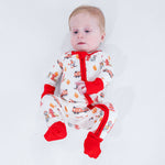 LollyBanks Firehouse Fido Zipper One Piece Pajama