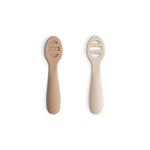 Mushie First Feeding Baby Spoons for Smooth Transition to Self Feeding - 